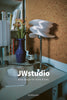JW Design Cloud Lamp – Satin-Silk PETG Shade with Stainless Steel Stand
