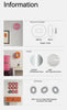 Koosim Capsule Oval Mirror — Space‑Age Style