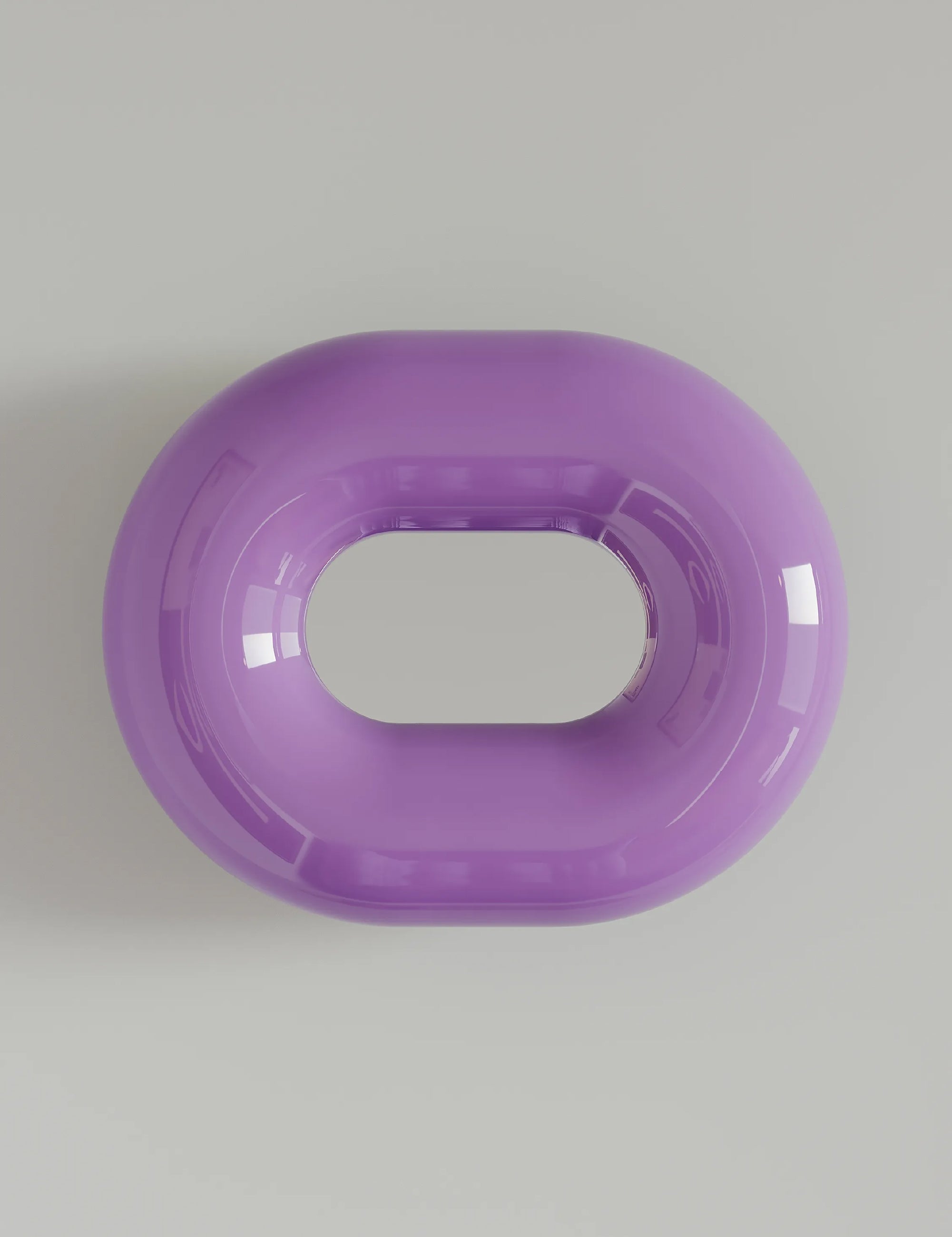 Koosim Capsule Oval Mirror — Space‑Age Style